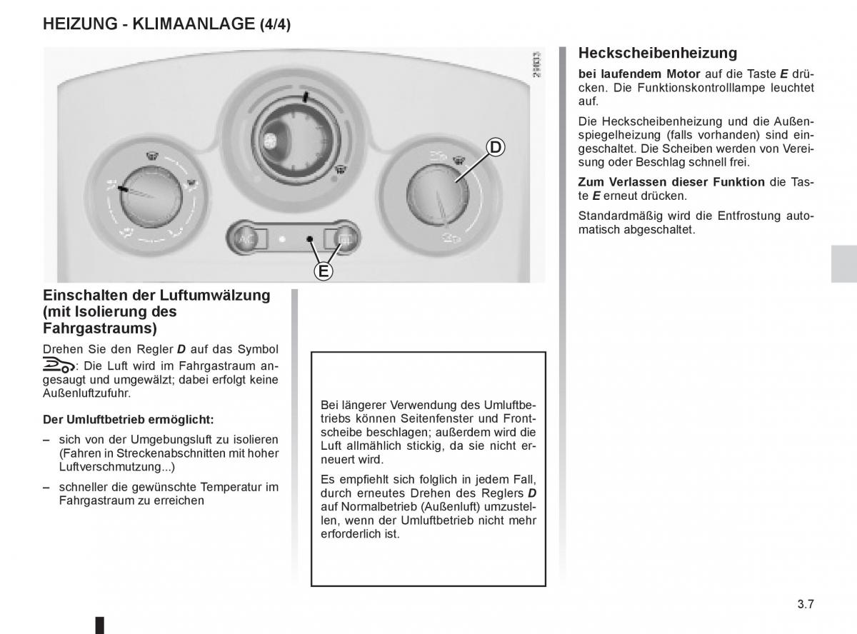 Renault Clio III 3 Handbuch / page 137