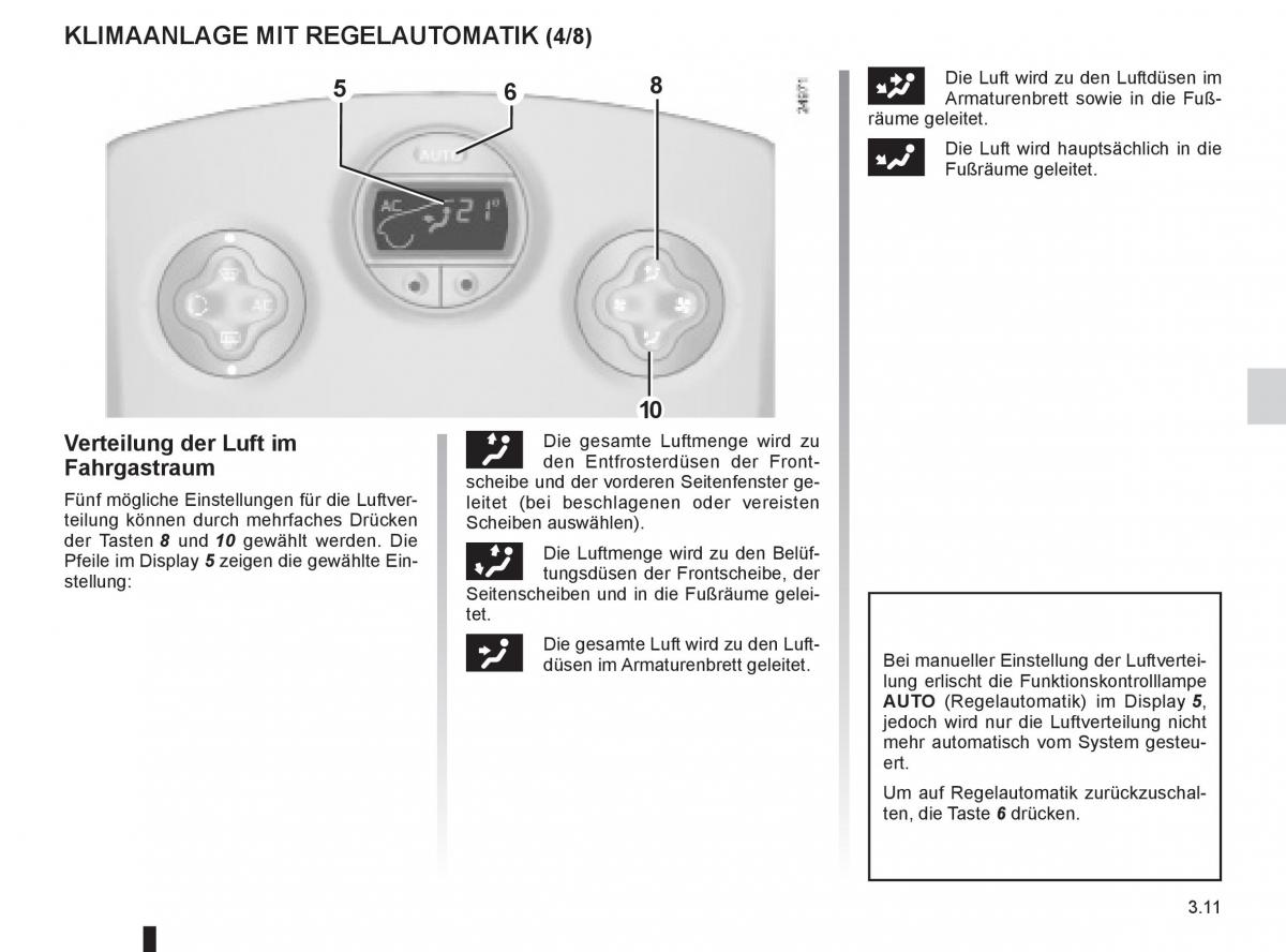 Renault Clio III 3 Handbuch / page 141