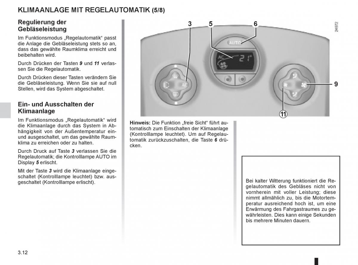 Renault Clio III 3 Handbuch / page 142