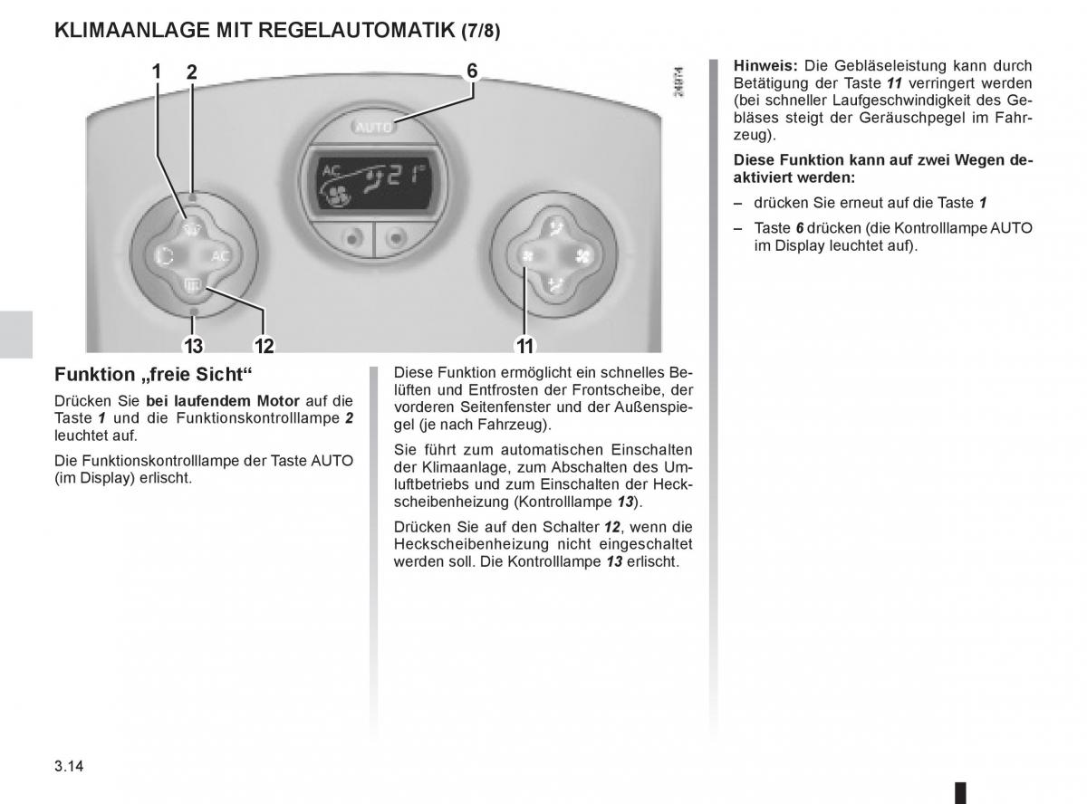 Renault Clio III 3 Handbuch / page 144