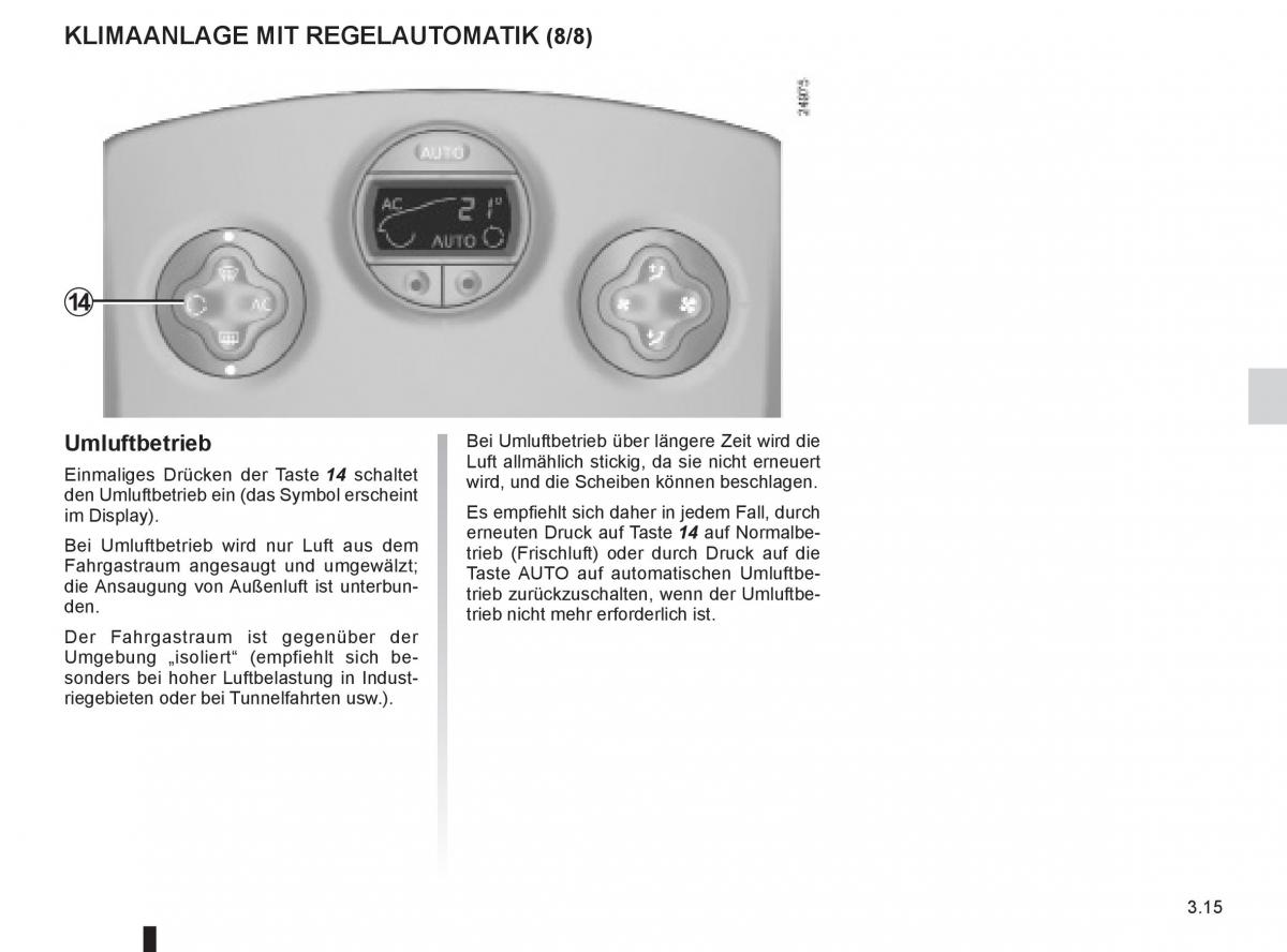 Renault Clio III 3 Handbuch / page 145