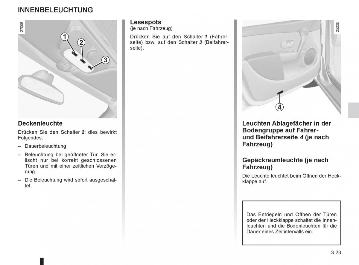 Renault Clio III 3 Handbuch / page 153