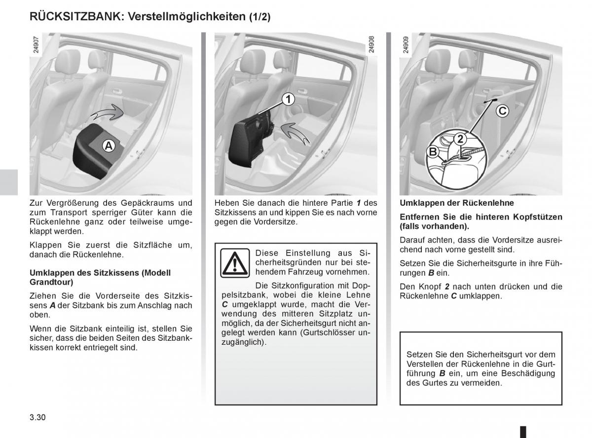 Renault Clio III 3 Handbuch / page 160