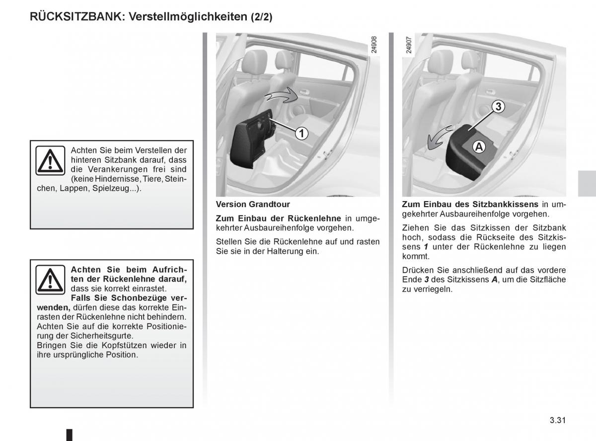 Renault Clio III 3 Handbuch / page 161