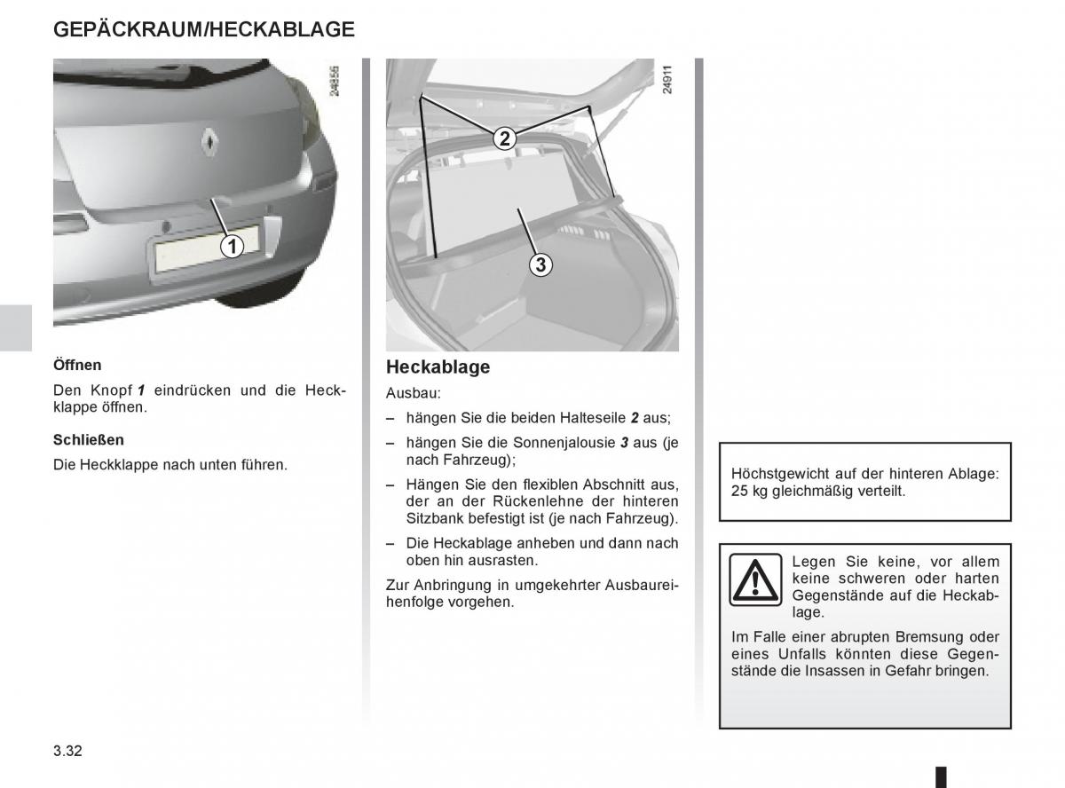 Renault Clio III 3 Handbuch / page 162