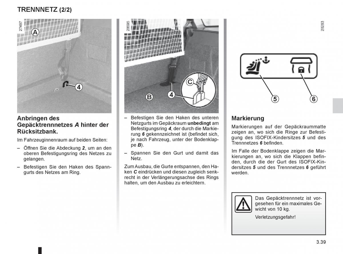 Renault Clio III 3 Handbuch / page 169