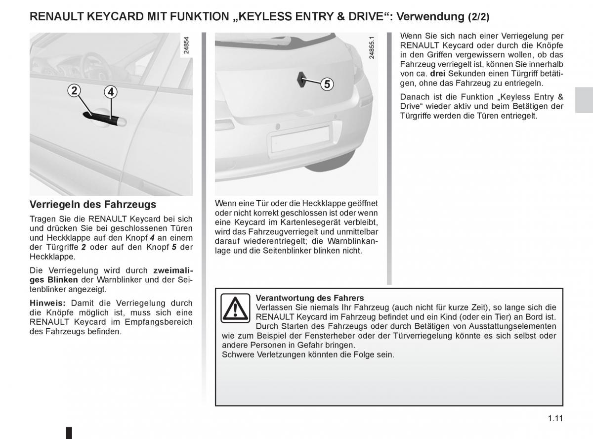 Renault Clio III 3 Handbuch / page 17