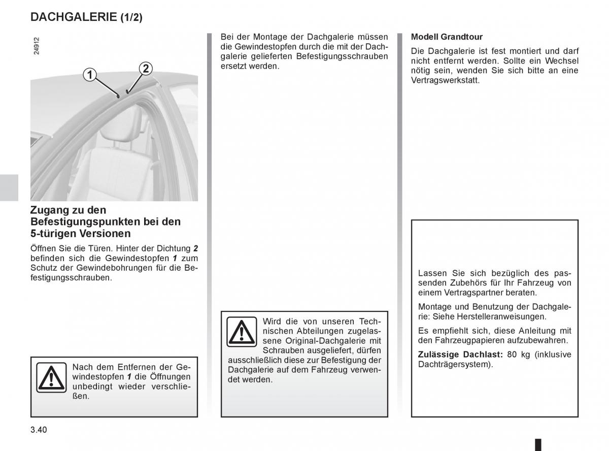 Renault Clio III 3 Handbuch / page 170