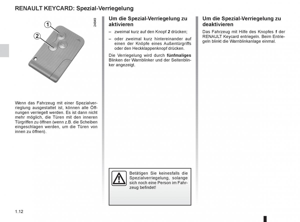 Renault Clio III 3 Handbuch / page 18