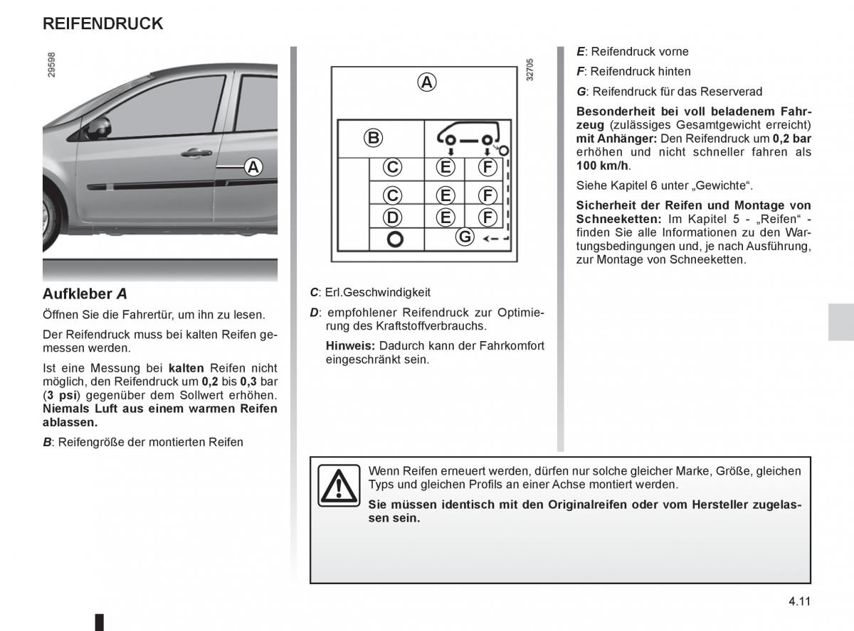 Renault Clio III 3 Handbuch / page 183