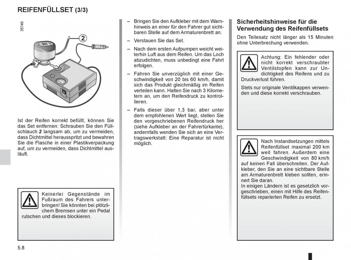 Renault Clio III 3 Handbuch / page 196