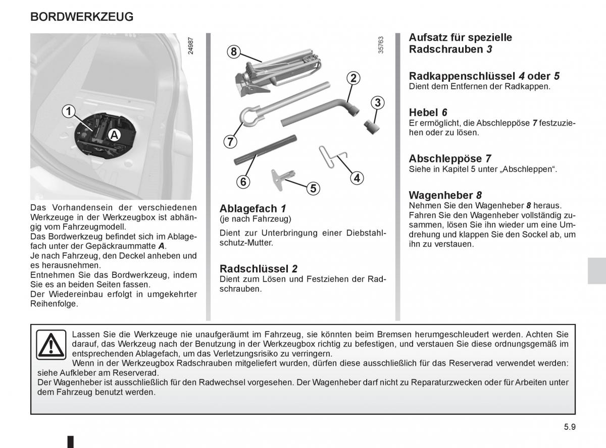 Renault Clio III 3 Handbuch / page 197