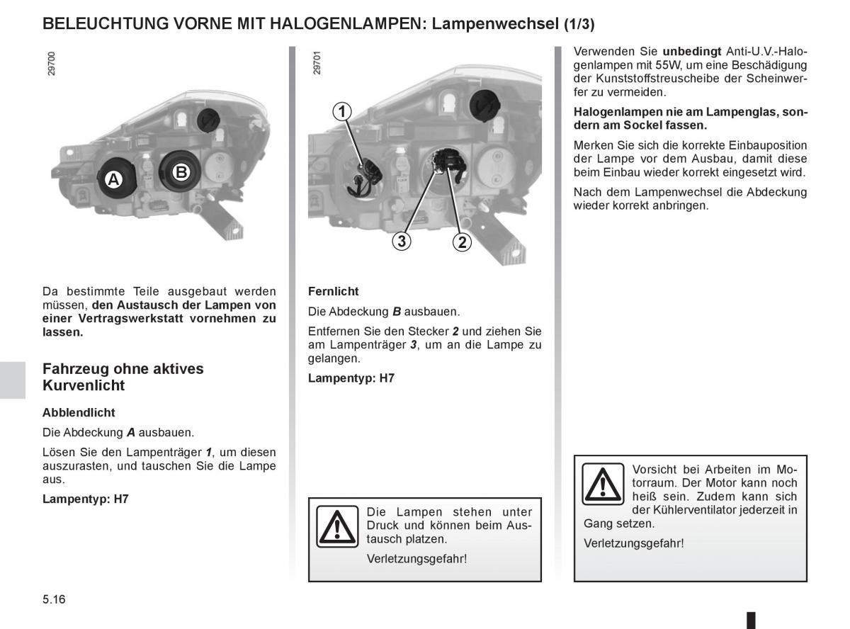 Renault Clio III 3 Handbuch / page 204