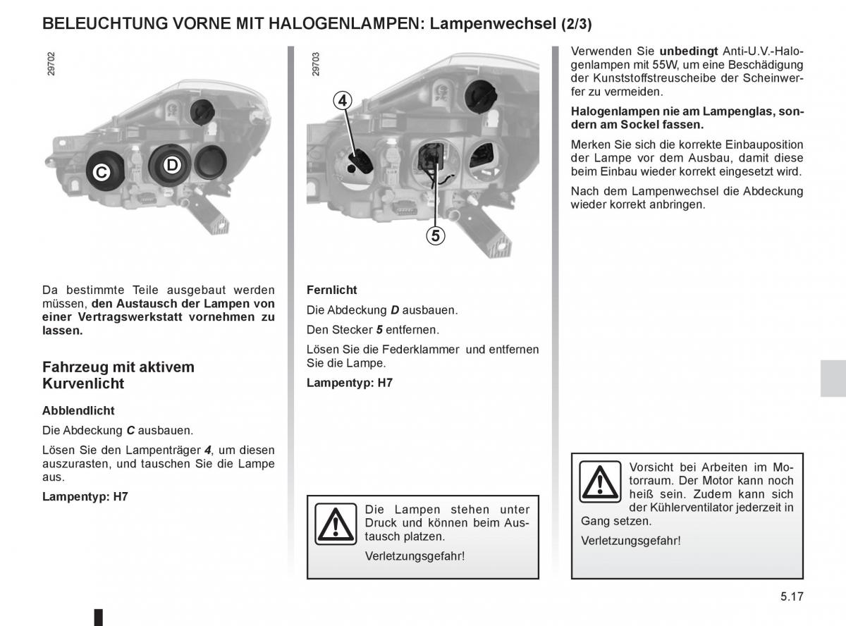 Renault Clio III 3 Handbuch / page 205