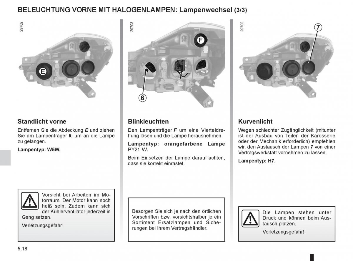 Renault Clio III 3 Handbuch / page 206