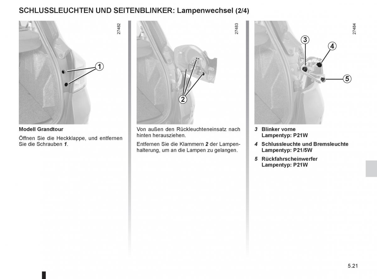 Renault Clio III 3 Handbuch / page 209