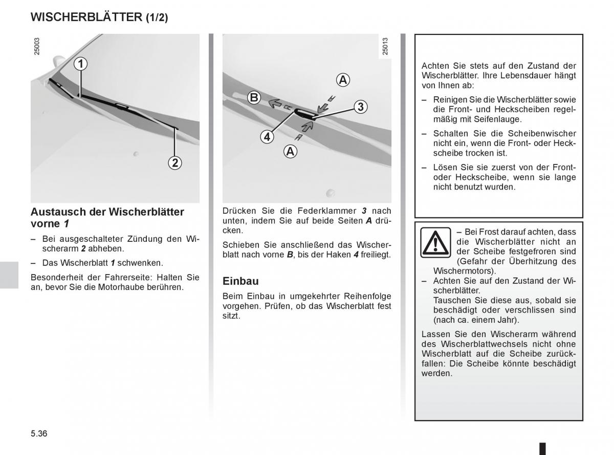 Renault Clio III 3 Handbuch / page 224