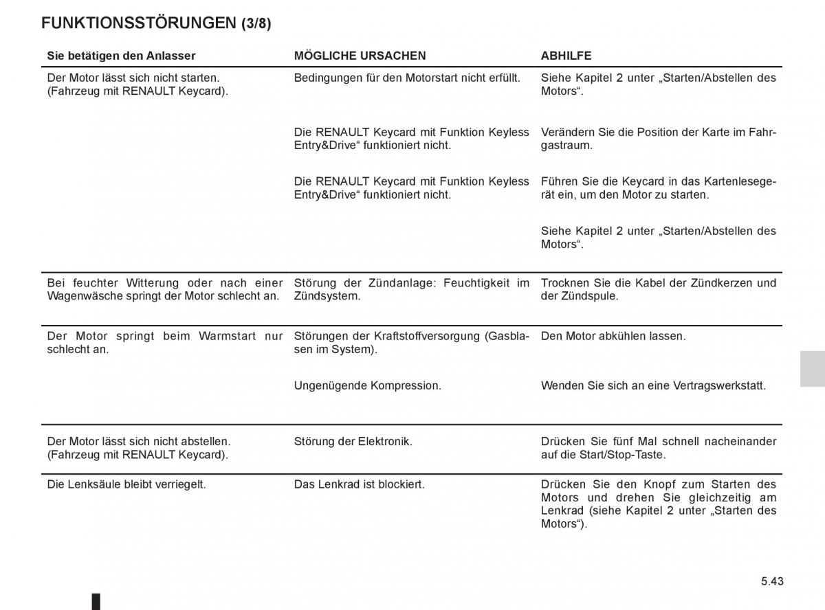 Renault Clio III 3 Handbuch / page 231