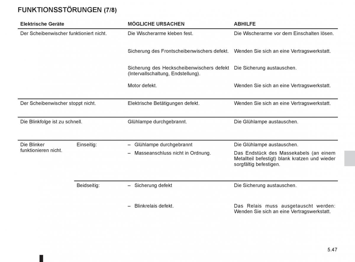 Renault Clio III 3 Handbuch / page 235