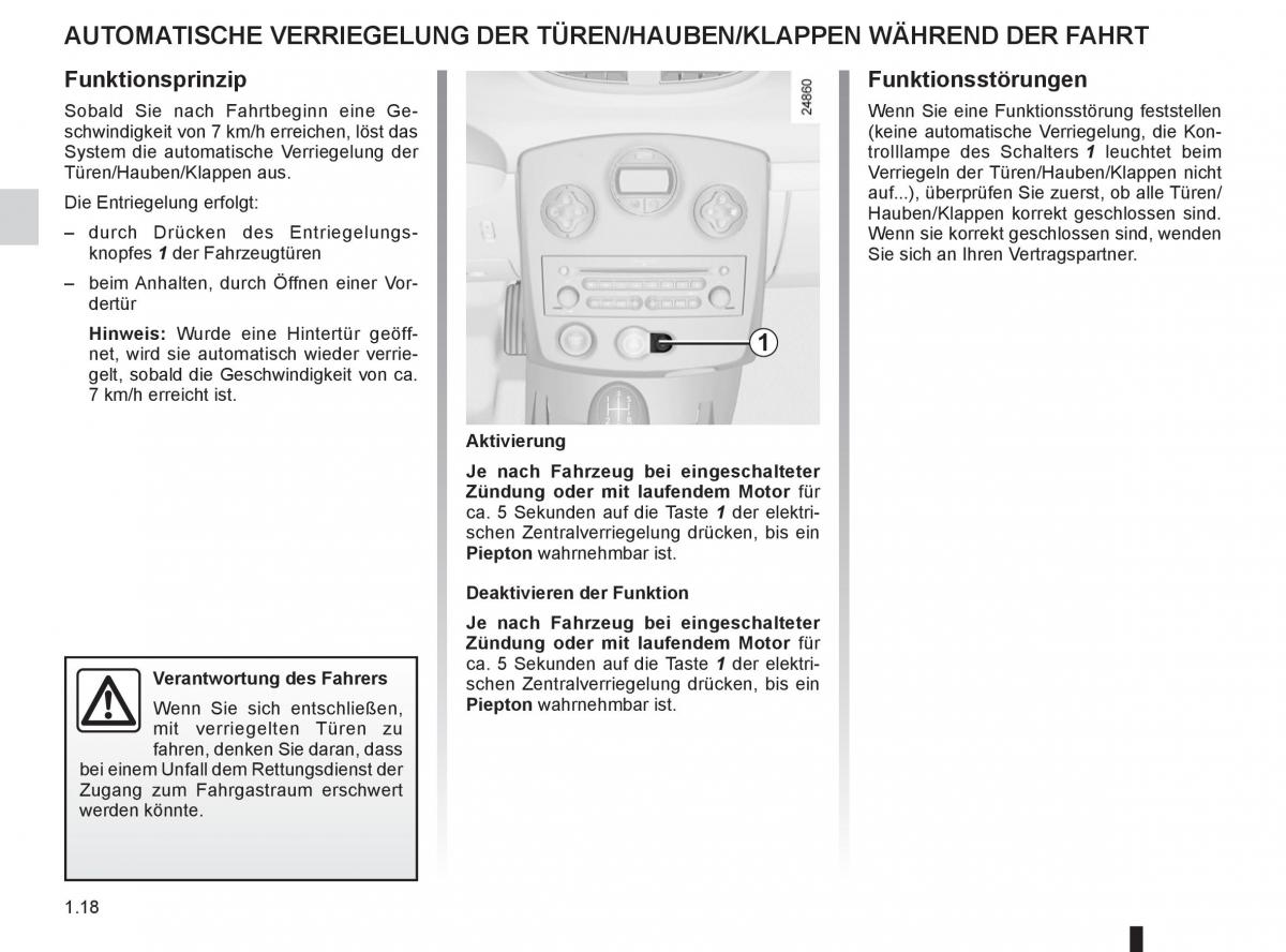 Renault Clio III 3 Handbuch / page 24