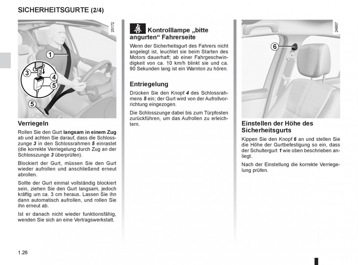 Renault Clio III 3 Handbuch / page 32