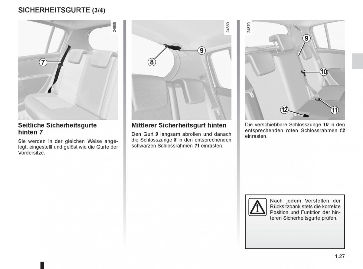 Renault Clio III 3 Handbuch / page 33