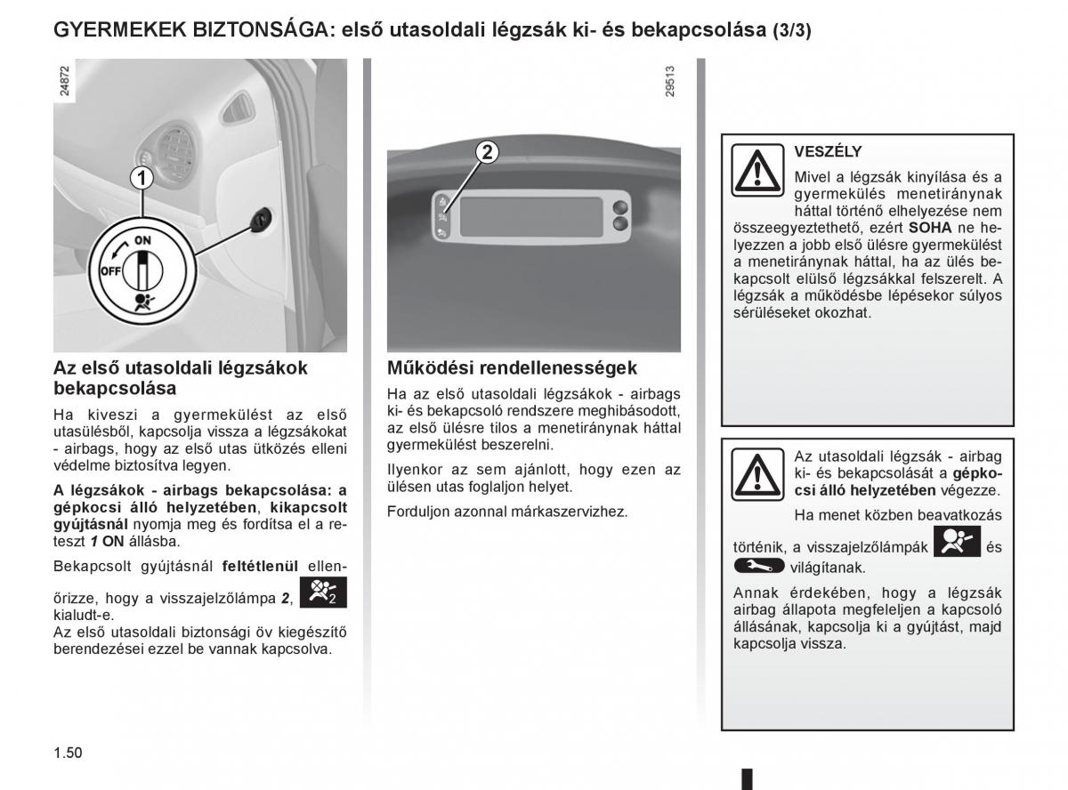 Renault Clio III 3 Kezelesi utmutato / page 56