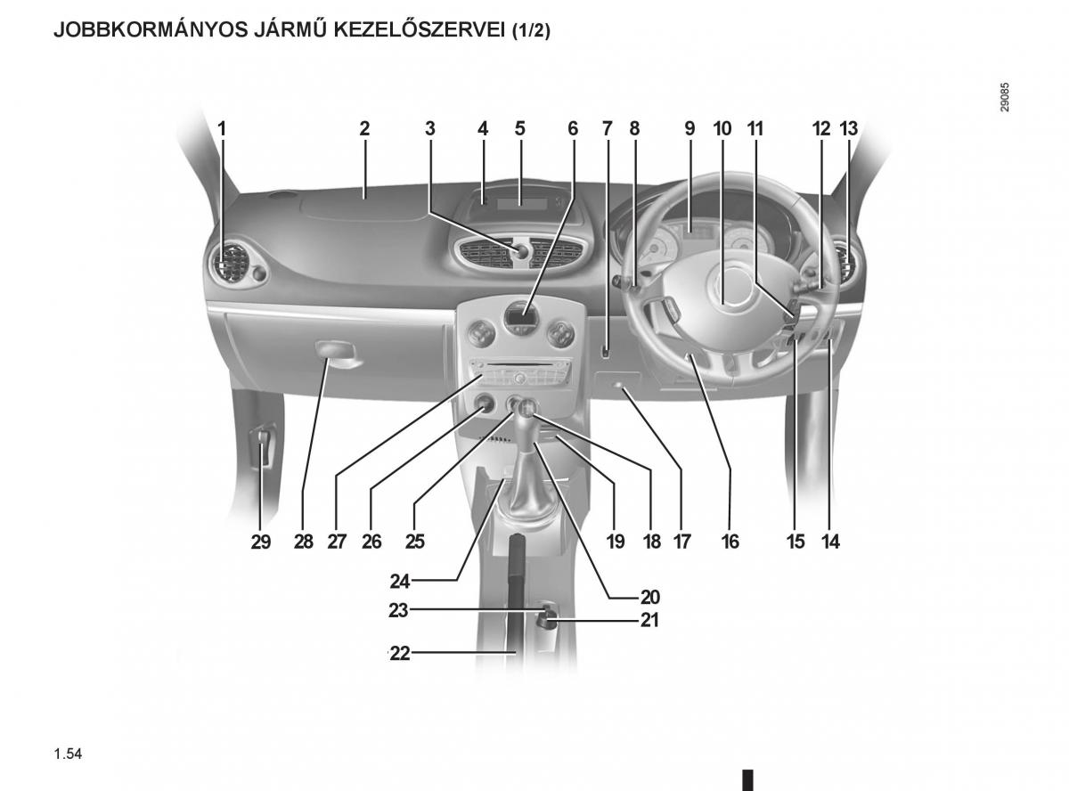 Renault Clio III 3 Kezelesi utmutato / page 60