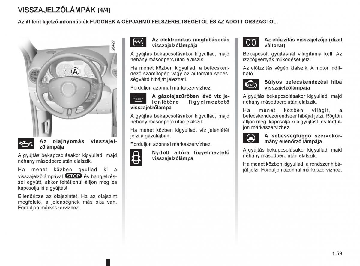 Renault Clio III 3 Kezelesi utmutato / page 65