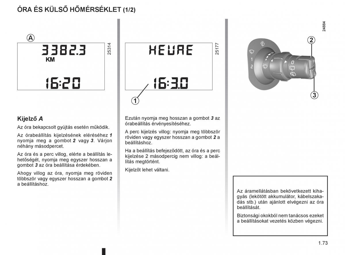 Renault Clio III 3 Kezelesi utmutato / page 79