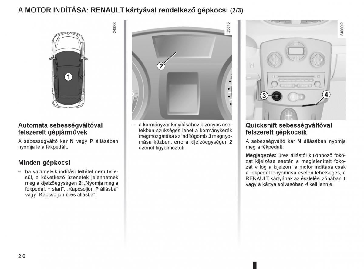 Renault Clio III 3 Kezelesi utmutato / page 100