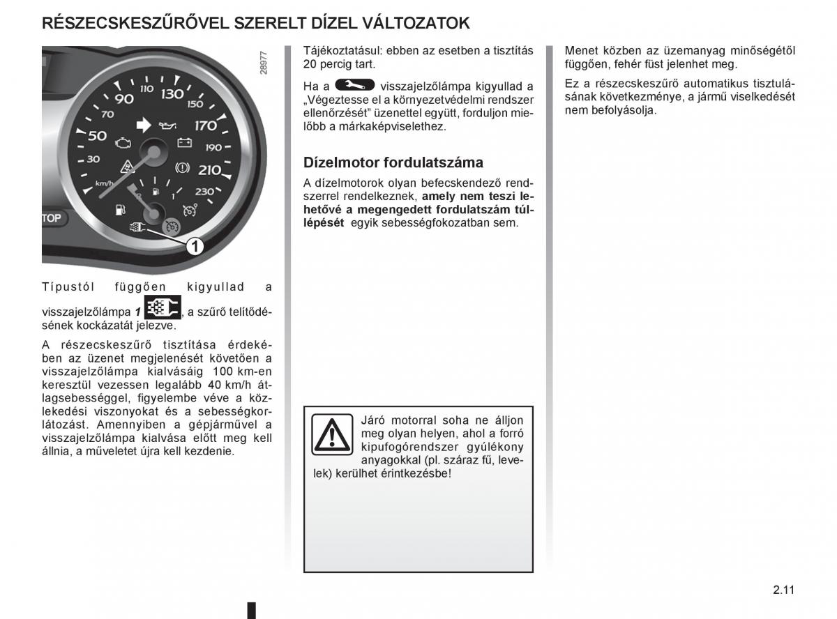 Renault Clio III 3 Kezelesi utmutato / page 105