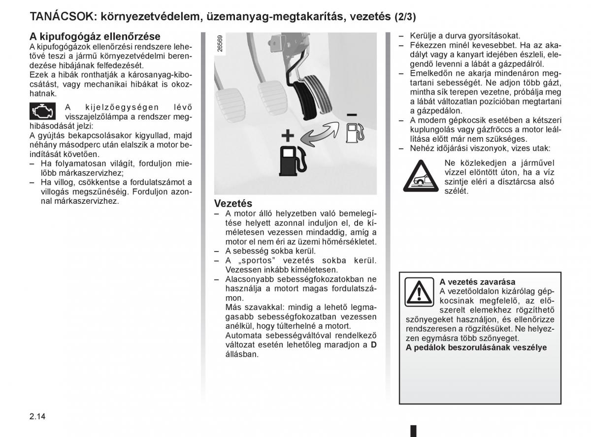 Renault Clio III 3 Kezelesi utmutato / page 108