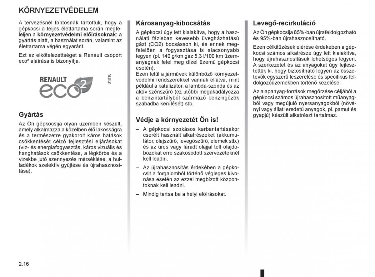 Renault Clio III 3 Kezelesi utmutato / page 110