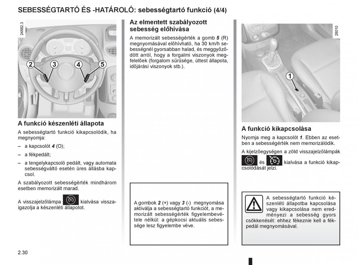 Renault Clio III 3 Kezelesi utmutato / page 124