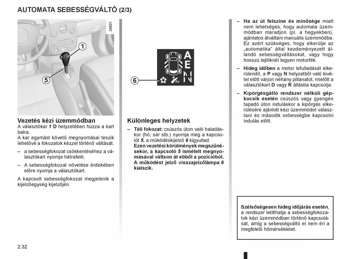 Renault Clio III 3 Kezelesi utmutato / page 126