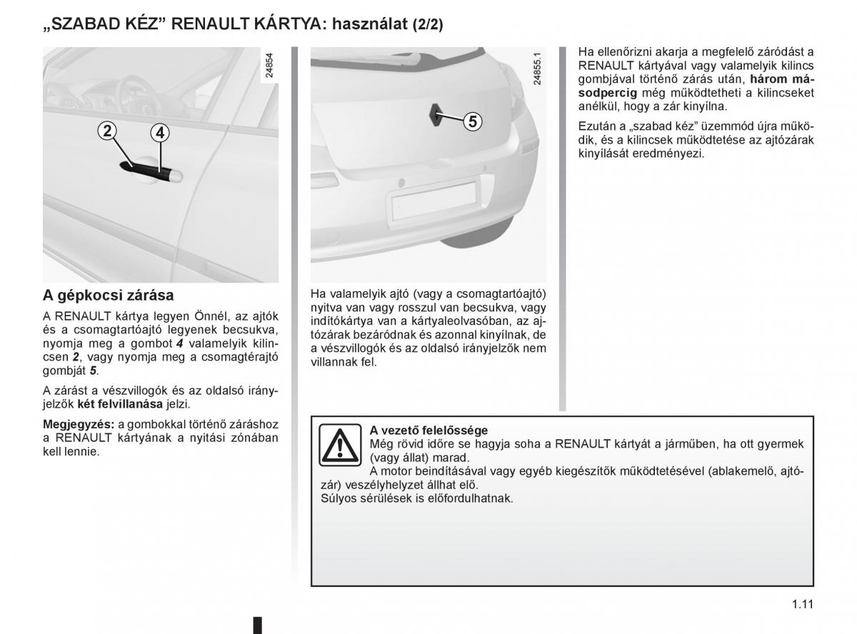 Renault Clio III 3 Kezelesi utmutato / page 17