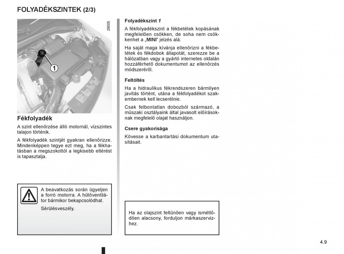 Renault Clio III 3 Kezelesi utmutato / page 185