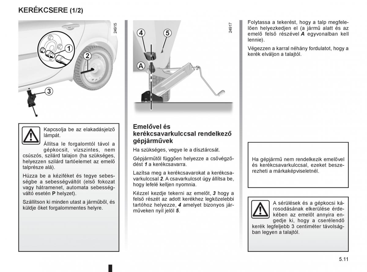 Renault Clio III 3 Kezelesi utmutato / page 203