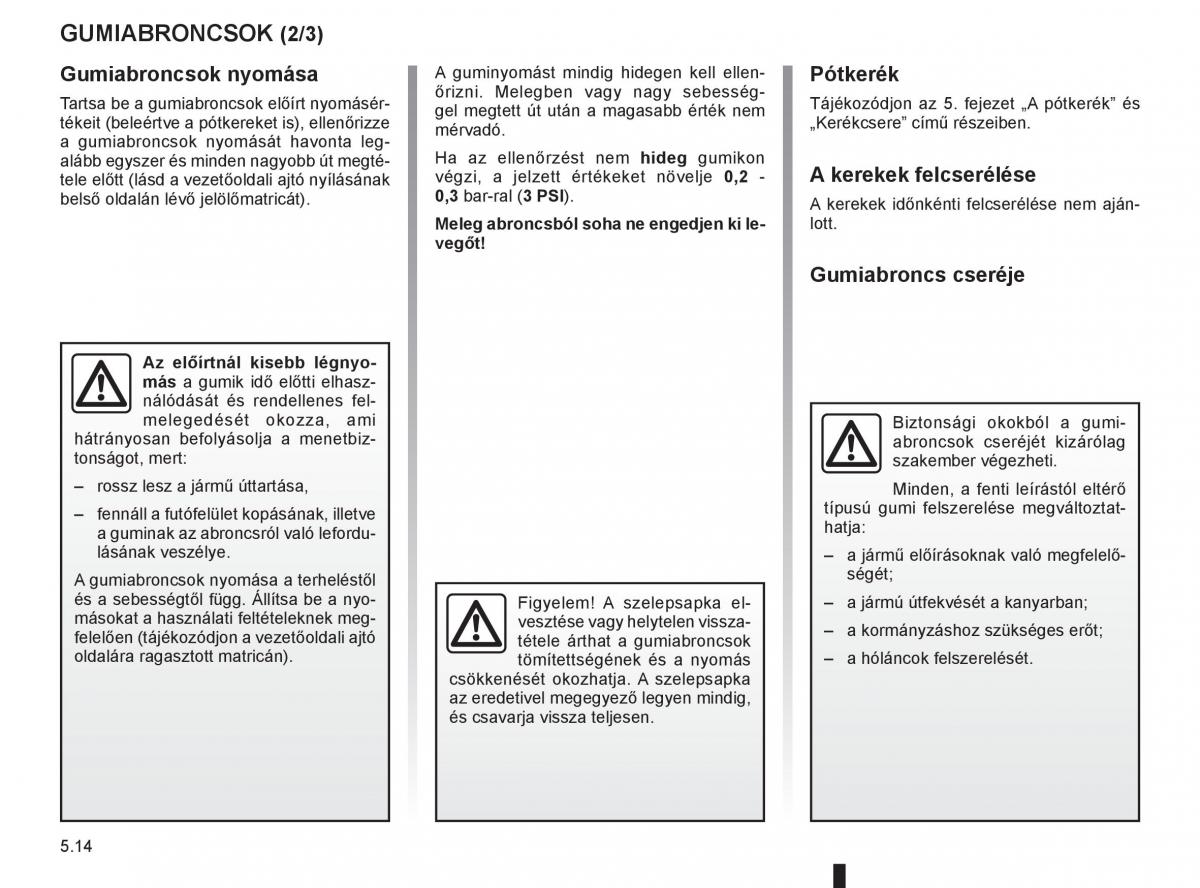 Renault Clio III 3 Kezelesi utmutato / page 206