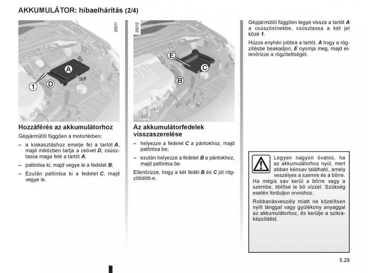 Renault Clio III 3 Kezelesi utmutato / page 221