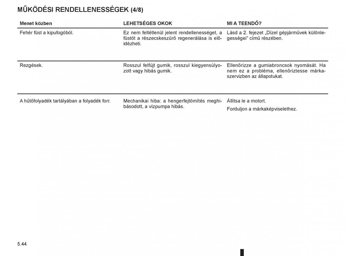 Renault Clio III 3 Kezelesi utmutato / page 236