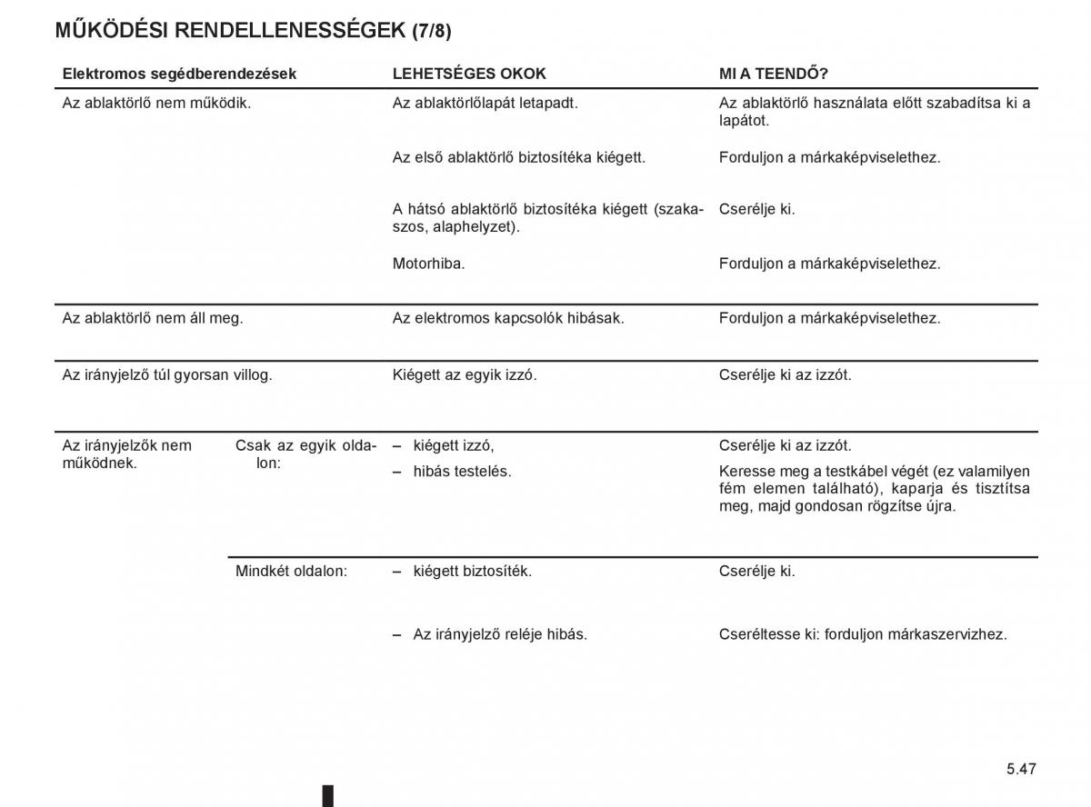 Renault Clio III 3 Kezelesi utmutato / page 239