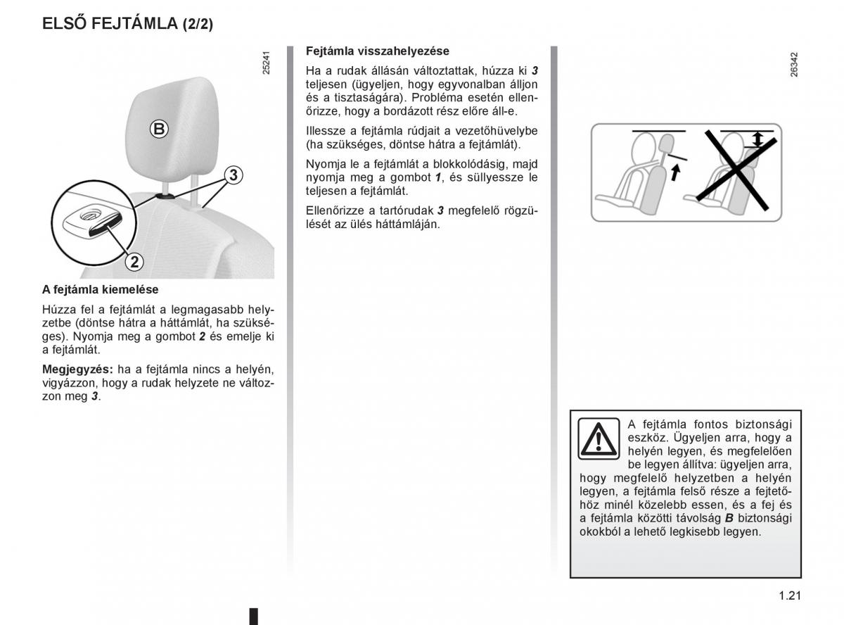 Renault Clio III 3 Kezelesi utmutato / page 27