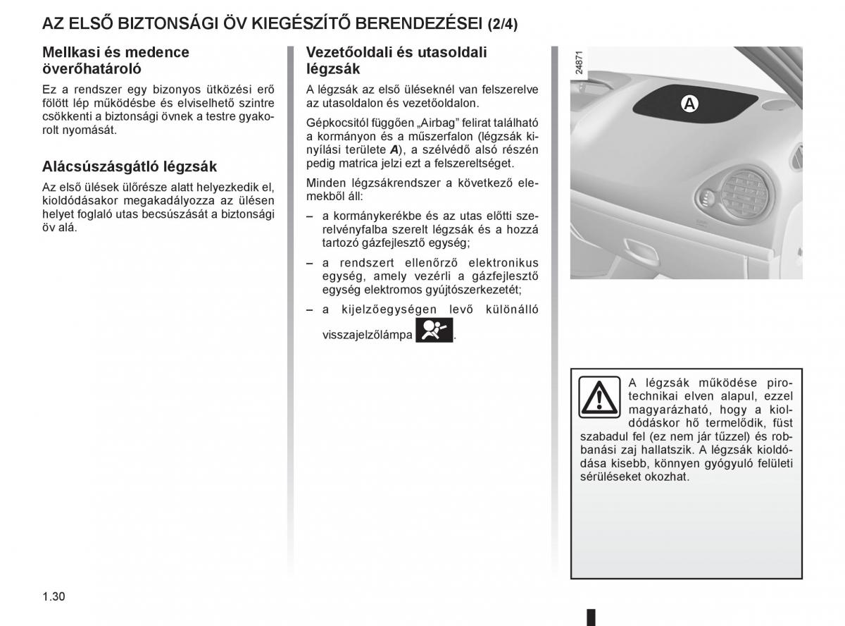 Renault Clio III 3 Kezelesi utmutato / page 36