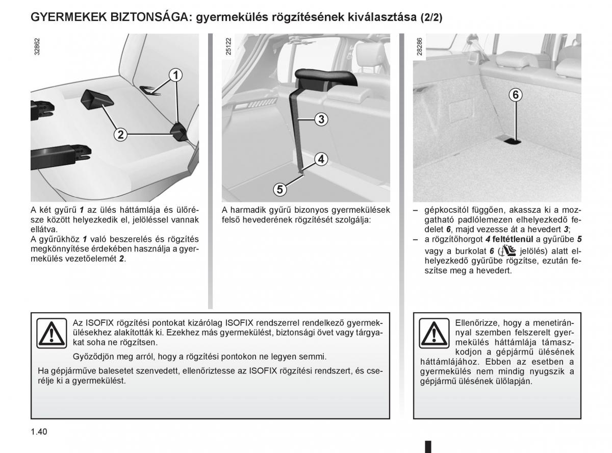 Renault Clio III 3 Kezelesi utmutato / page 46