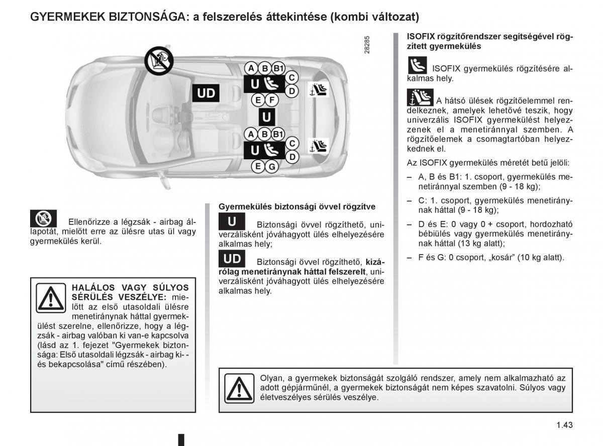 Renault Clio III 3 Kezelesi utmutato / page 49