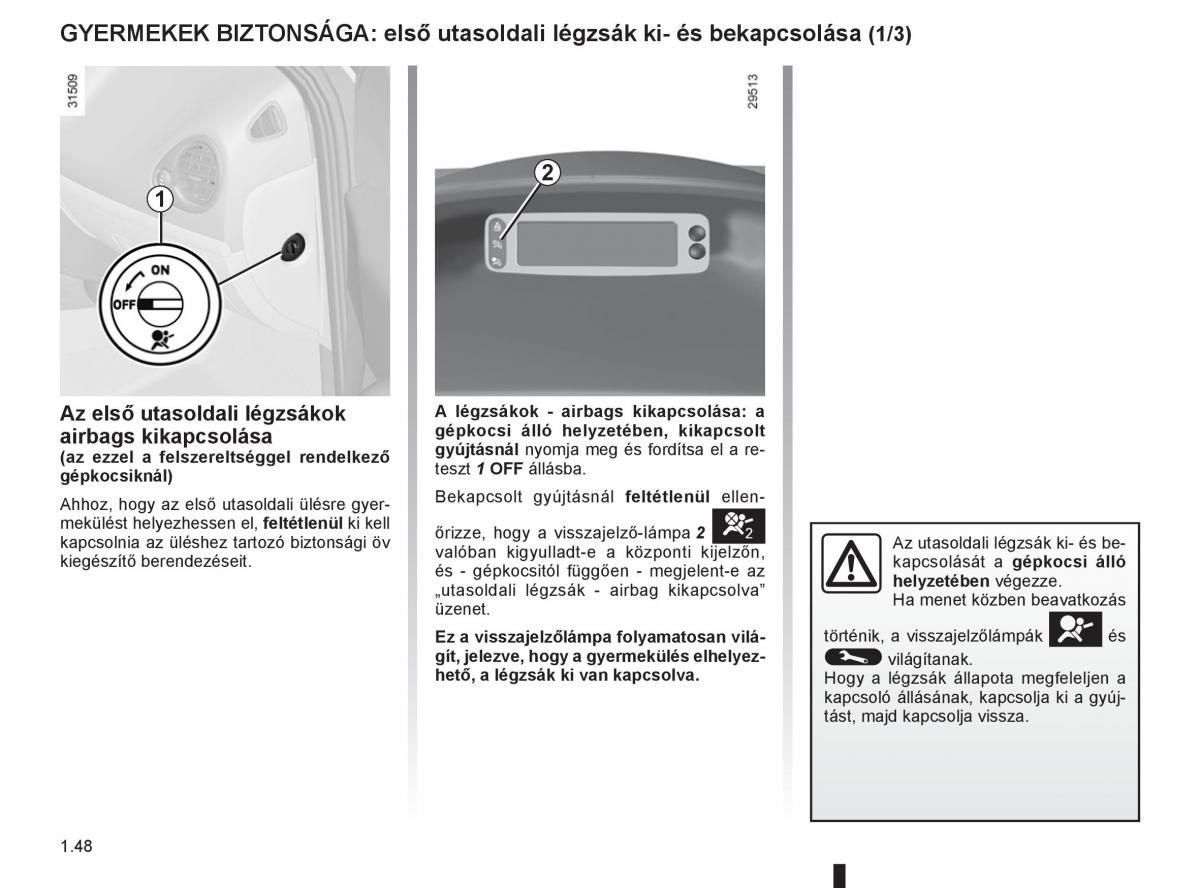 Renault Clio III 3 Kezelesi utmutato / page 54