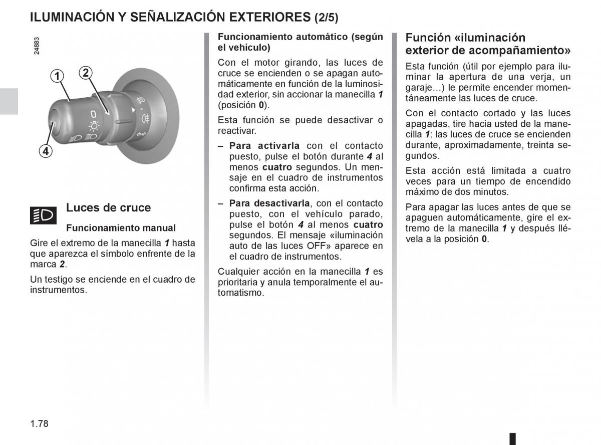 Renault Clio III 3 manual del propietario / page 84