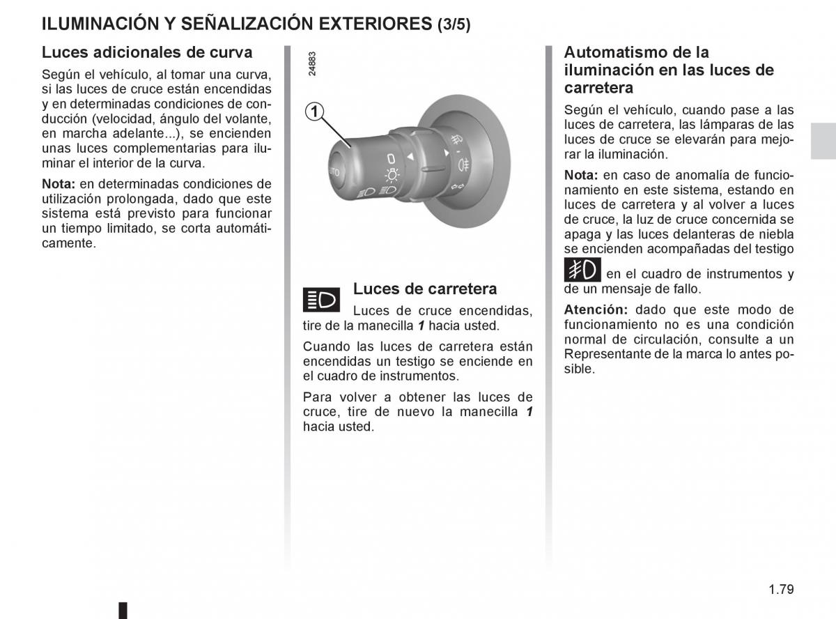 Renault Clio III 3 manual del propietario / page 85